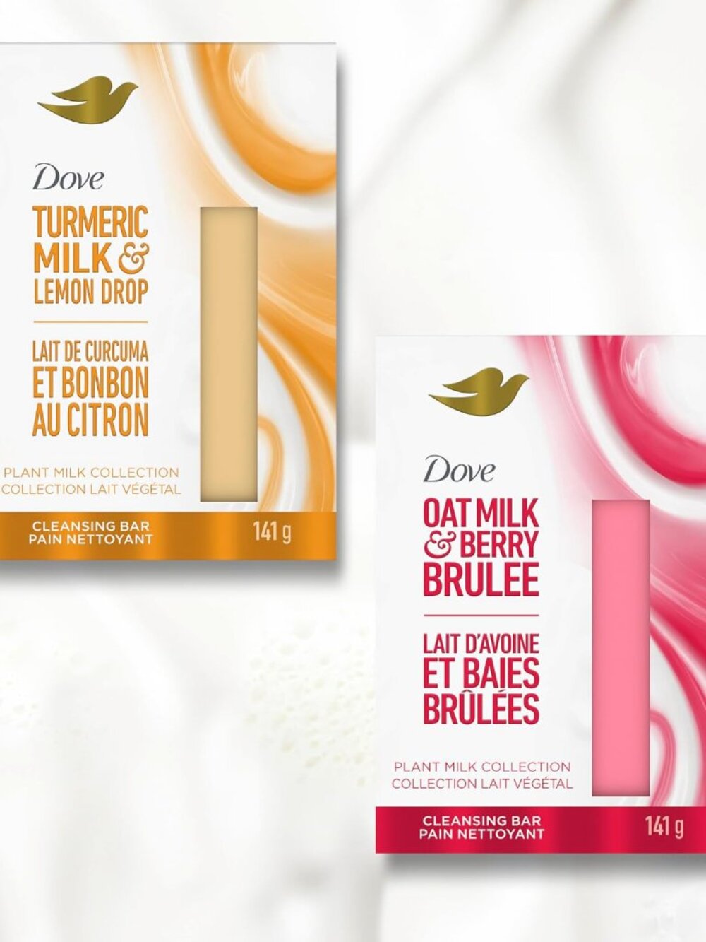 Dove Plant Milk Cleansing Bar Soaps – 141g